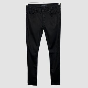 Juicy Couture Black Skinny Jeans Size 27 Stretch Crystal Detail